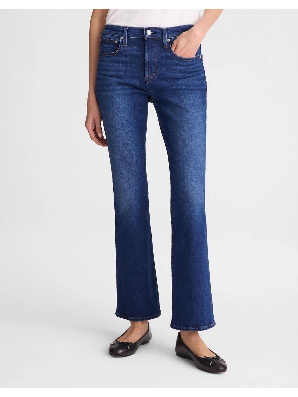 NWT Madewell The Flare Crop Jean in Super Stretch Denim - Size 32 - MSRP $148